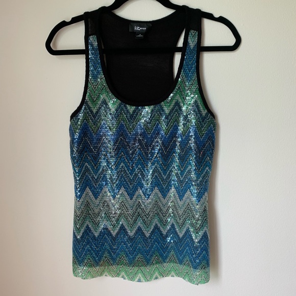 Sequins Racerback top - Picture 1 of 4